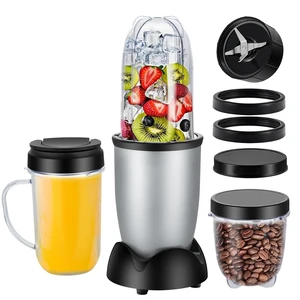 Personal Drink Mixer Blender, Portable Blender for-Smoothies 18 Oz, Shakes, Food Prep, and Frozen Blending, Includes Blending Blade, Drink Lids and Extra 2 Cups Personal Drink Mixer Blender, Portable Blender for-Smoothies 18 Oz, Shakes, Food Prep, and Frozen Blending, Includes Blending Blade, Drink Lids and Extra 2 Cups