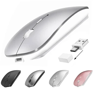 Bluetooth Wireless Mouse USB C for MacBook Air Pro iMac Laptop Desktop Computer, Wireless Rechargeable Silent C Mouse for Mac Desktop/iPad/Surface Pro (BT5.2/3.0, 2.4G USB A, Type-C Receiver) Bluetooth Wireless Mouse USB C for MacBook Air Pro iMac Laptop Desktop Computer, Wireless Rechargeable Silent C Mouse for Mac Desktop/iPad/Surface Pro (BT5.2/3.0, 2.4G USB A, Type-C Receiver)