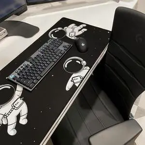 Gravity Gaming Mouse Pad, Extra Large Desk Pad for Keyboard and Mouse, Non-Slip Mousepad Desk Mat with Foam Core, Anti-Fray Lock Stitching and Low Friction Cloth Surface (35.4 x 15.8) Gravity Gaming Mouse Pad, Extra Large Desk Pad for Keyboard and Mouse, Non-Slip Mousepad Desk Mat with Foam Core, Anti-Fray Lock Stitching and Low Friction Cloth Surface (35.4 x 15.8)