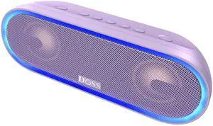 SoundBox Pro+ P300 Bluetooth Speaker, 40W Stereo Sound, Extra Bass,20H Playtime, Wireless Stereo Pairing, Beat-Driven Lights for Party, IPX6 Waterproof for Garden, Camping, Beach, Outdoor-Purple SoundBox Pro+ P300 Bluetooth Speaker, 40W Stereo Sound, Extra Bass,20H Playtime, Wireless Stereo Pairing, Beat-Driven Lights for Party, IPX6 Waterproof for Garden, Camping, Beach, Outdoor-Purple