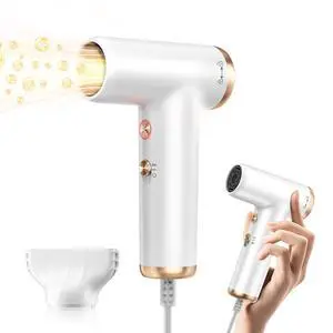 Mini Hair Dryer, 4-Temp High Speed Ionic Hair Dryer, 2-Speed Lightweight Portable Small Hair Dryers, 110,000 RPM Hair Blow Dryer Travel Blow Dryer with Self-Cleanin& Advanced Protection Mini Hair Dryer, 4-Temp High Speed Ionic Hair Dryer, 2-Speed Lightweight Portable Small Hair Dryers, 110,000 RPM Hair Blow Dryer Travel Blow Dryer with Self-Cleanin& Advanced Protection