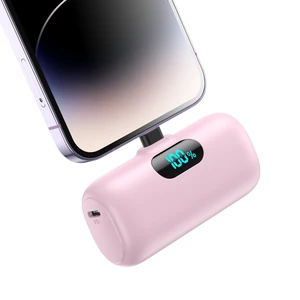 Mini Portable Charger for iPhone,Upgraded 5000mAh PD Fast Charging Battery Pack,LCD Display Cute Power Bank Portable Phone Charger for iPhone 14/14 Pro Max/13/13 Pro/12 Pro/11/XS/XR/X/8/7/6-Pink Mini Portable Charger for iPhone,Upgraded 5000mAh PD Fast Charging Battery Pack,LCD Display Cute Power Bank Portable Phone Charger for iPhone 14/14 Pro Max/13/13 Pro/12 Pro/11/XS/XR/X/8/7/6-Pink