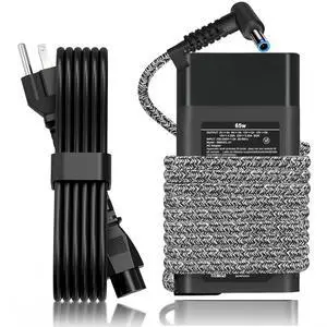 New Slim 65W Blue Tip 4.5 * 3.0 Charger Compatible with hp Envy x360 EliteBook Pavilion Charger smart AC Adapter Compatible 65W hp Computer Fast Charging Power Supply Cord New Slim 65W Blue Tip 4.5 * 3.0 Charger Compatible with hp Envy x360 EliteBook Pavilion Charger smart AC Adapter Compatible 65W hp Computer Fast Charging Power Supply Cord