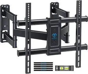 Corner TV Wall Mount for 2660 inch TVs up to 99 lbs | Max VESA 400x400mm, Full Motion Corner TV Mount with Dual Articulating Arms, Swivel, Tilt, Extension, Fits Different Corners Corner TV Wall Mount for 2660 inch TVs up to 99 lbs | Max VESA 400x400mm, Full Motion Corner TV Mount with Dual Articulating Arms, Swivel, Tilt, Extension, Fits Different Corners