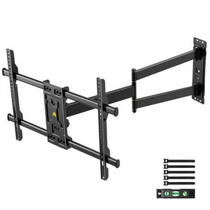 Corner TV Wall Mount Long Arm TV Mount for 32-75 inch TVs Single Stud Full Motion Articulating TV Bracket with 33 Extension, Swivel Tilt, Max VESA 600x400mm, Holds up to 100 lbs Corner TV Wall Mount Long Arm TV Mount for 32-75 inch TVs Single Stud Full Motion Articulating TV Bracket with 33 Extension, Swivel Tilt, Max VESA 600x400mm, Holds up to 100 lbs