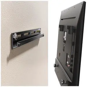 Small TV Mount for 12 to 55 Inch TVs | 1.1" Low Profile, Universal TV Bracket, up to 100 Lbs, Fits All Walls, Include All Hardware, Fit 32" 40" 43" 50" 55" Screen Small TV Mount for 12 to 55 Inch TVs | 1.1" Low Profile, Universal TV Bracket, up to 100 Lbs, Fits All Walls, Include All Hardware, Fit 32" 40" 43" 50" 55" Screen