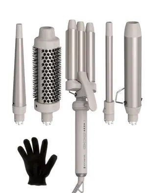 Trendology 5-in-1 Multi-Styler Curling Iron Trendology 5-in-1 Multi-Styler Curling Iron