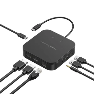 Thunderbolt 3 Dock Core With Thunderbolt 3 Cable - Usb C Hub - 7-In-1 Docking Station For Macs & Windows, 60W Upstream Charging, With Gigabit Ethernet, Displayport & Audio Ports Thunderbolt 3 Dock Core With Thunderbolt 3 Cable - Usb C Hub - 7-In-1 Docking Station For Macs & Windows, 60W Upstream Charging, With Gigabit Ethernet, Displayport & Audio Ports