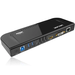 Universal Docking Station Dual 1080P Monitor for Mac, Windows Displaylink Dock For USB 3.0/USB-C Laptop, with DVI HDMI VGA Gigabit Ethernet, Audio, 6 USB Ports for Workstation Universal Docking Station Dual 1080P Monitor for Mac, Windows Displaylink Dock For USB 3.0/USB-C Laptop, with DVI HDMI VGA Gigabit Ethernet, Audio, 6 USB Ports for Workstation