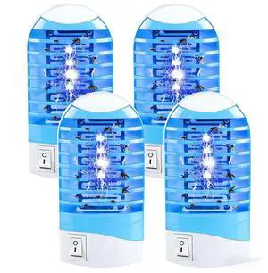 4 Pack Plug in Bug Zapper, Electric Mosquito Zapper Indoor, Led Bug Zapper Indoor for Home, Electronic Insect Trap for Flying Insects Mosquito Light 4 Pack Plug in Bug Zapper, Electric Mosquito Zapper Indoor, Led Bug Zapper Indoor for Home, Electronic Insect Trap for Flying Insects Mosquito Light