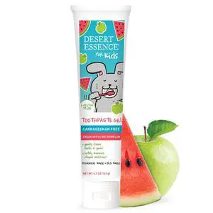 Green Apple Watermelon Toothpaste for Kids, 4.7 OZ Green Apple Watermelon Toothpaste for Kids, 4.7 OZ