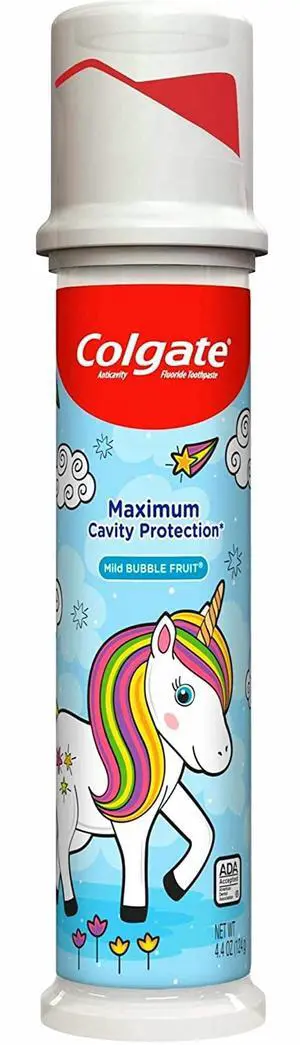 Kids Unicorn Toothpaste Pump, 4.4 Ounces Kids Unicorn Toothpaste Pump, 4.4 Ounces