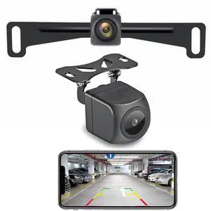 Wireless License Plate Backup Camera, No-Drill | Wifi HD 160° wide view, waterproof, real-time signal for Car SUV, compatible with iPhone/Android/iPad, parking/hitch aid Wireless License Plate Backup Camera, No-Drill | Wifi HD 160° wide view, waterproof, real-time signal for Car SUV, compatible with iPhone/Android/iPad, parking/hitch aid