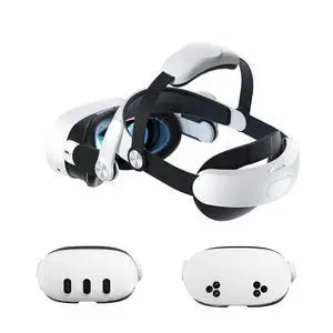 Head Strap VR Headset Accessories for Oculus Meta Quest 3/3S Adjustable Enhanced Comfort VR Accessory with Balanced Support and Secure Fit for Long VR Sessions Head Strap VR Headset Accessories for Oculus Meta Quest 3/3S Adjustable Enhanced Comfort VR Accessory with Balanced Support and Secure Fit for Long VR Sessions