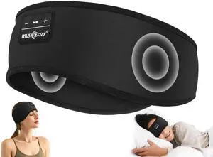 Sleep Headband Headphone Soft Bluetooth Headphones for Sleeping | Bamboo Cotton Sport Headphone for Side Sleepers Wireless Headbands with Ultra-Thin HD Stereo Speaker for Women Men Sleep Headband Headphone Soft Bluetooth Headphones for Sleeping | Bamboo Cotton Sport Headphone for Side Sleepers Wireless Headbands with Ultra-Thin HD Stereo Speaker for Women Men