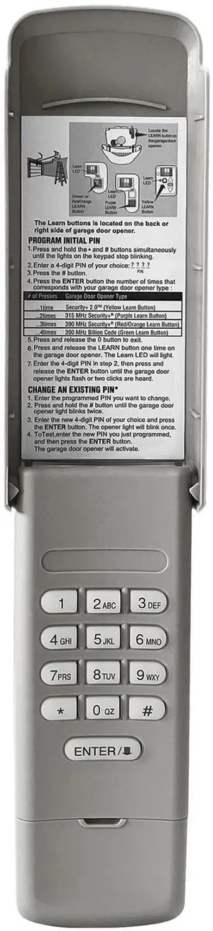 940EV-P2 Wireless Universal Chamberlain Garage Door Opener Keypad, 3-Year Warranty 940EV-P2 Wireless Universal Chamberlain Garage Door Opener Keypad, 3-Year Warranty
