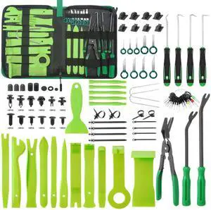 415Pcs Trim Removal Tool, Car Panel Door Radio Removal Kit, Auto Push Pin Bumper Retainer Clip Set, Fastener Terminal Remover Tool Adhesive Cable Clips Auto Clip Pliers 415Pcs Trim Removal Tool, Car Panel Door Radio Removal Kit, Auto Push Pin Bumper Retainer Clip Set, Fastener Terminal Remover Tool Adhesive Cable Clips Auto Clip Pliers