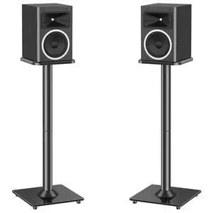 Universal Speaker Stands Pair for Surround Sound Home Theater, 31" Height Floor Speaker Stands Max 22LBS, Bookshelf Studio Satellite Speakers Fit Klipsch Polk Yamaha, Non Slip Pad Easy Install Universal Speaker Stands Pair for Surround Sound Home Theater, 31" Height Floor Speaker Stands Max 22LBS, Bookshelf Studio Satellite Speakers Fit Klipsch Polk Yamaha, Non Slip Pad Easy Install