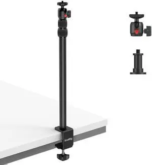 Camera Mount C Stand, 15"-35" Adjustable Desk Clamp Table Tripod Camera Mount C Stand, 15"-35" Adjustable Desk Clamp Table Tripod