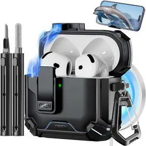 Compatible with AirPods 4 Case (Balck) Compatible with AirPods 4 Case (Balck)