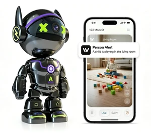 Picturesky 2K Indoor Security Camera, 5GHz/2.4GHz WiFi Robot Camera with 360° PTZ, Pet/Baby Camera with Phone App, Motion Detection, Human Tracking, Two-Way Talk, Color Night Vision for Home Secur Picturesky 2K Indoor Security Camera, 5GHz/2.4GHz WiFi Robot Camera with 360° PTZ, Pet/Baby Camera with Phone App, Motion Detection, Human Tracking, Two-Way Talk, Color Night Vision for Home Secur