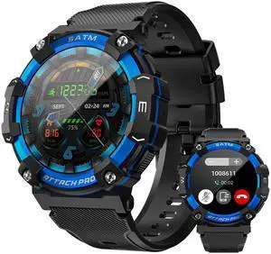 ATTACK 2 PRO sports watch features a 1.39-inch screen, Bluetooth calling, heart rate monitoring, sleep tracking, pedometer, health monitoring, over 100 sports functions, and IP68 water resistance Blue ATTACK 2 PRO sports watch features a 1.39-inch screen, Bluetooth calling, heart rate monitoring, sleep tracking, pedometer, health monitoring, over 100 sports functions, and IP68 water resistance Blue