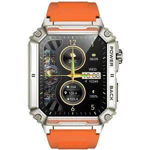 Military Smart Watch for Men (Answer/Make Calls), Bluetooth Tactical Smartwatch for Android and iPhone, Waterproof Rugged Fitness Tracker with Blood Pressure/Heart Rate/SpO2/Sleep, (Black) Gold Military Smart Watch for Men (Answer/Make Calls), Bluetooth Tactical Smartwatch for Android and iPhone, Waterproof Rugged Fitness Tracker with Blood Pressure/Heart Rate/SpO2/Sleep, (Black) Gold