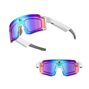 AI Smart Glasses with Camera 8MP, 4K Video, HD Camera Glasses for Men Women, Bluetooth Smart Sunglasses for Outdoor Sport, UV Protection, Stabilization, Voice Assistant, Long Battery Life, Waterproof AI Smart Glasses with Camera 8MP, 4K Video, HD Camera Glasses for Men Women, Bluetooth Smart Sunglasses for Outdoor Sport, UV Protection, Stabilization, Voice Assistant, Long Battery Life, Waterproof