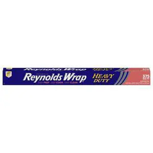 Reynolds Wrap Heavy Duty Aluminum Foil Roll, 18 Inch Wide, 37.5Sq Ft Reynolds Wrap Heavy Duty Aluminum Foil Roll, 18 Inch Wide, 37.5Sq Ft