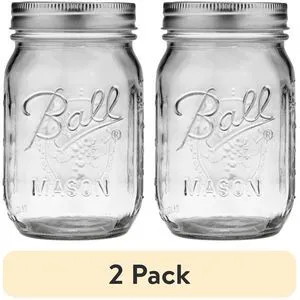 Ball Regular Mouth Pint Single (2-Pack) Ball Regular Mouth Pint Single (2-Pack)