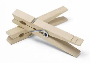 Whitmor 50 Pack 3.38 Inch Heavy Duty Wooden Clothespins, Natural Wood with Rust-Resistant Springs for Laundry Line, Hanging Clothes, Photos, Crafts and DIY Projects Whitmor 50 Pack 3.38 Inch Heavy Duty Wooden Clothespins, Natural Wood with Rust-Resistant Springs for Laundry Line, Hanging Clothes, Photos, Crafts and DIY Projects