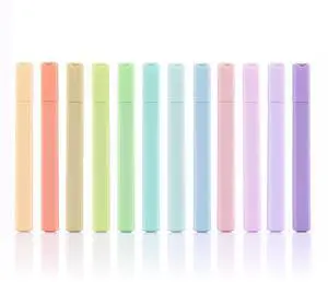 Konket Aesthetic Bible Highlighters No Bleed, Pastel, 12pcs Chisel Tip Konket Aesthetic Bible Highlighters No Bleed, Pastel, 12pcs Chisel Tip