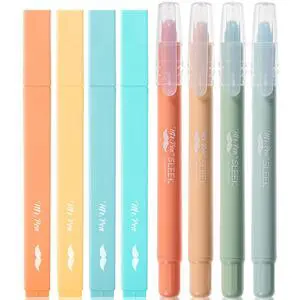 Mr. Pen Aesthetic Highlighters and Gel Highlighters, 8-Pack Mr. Pen Aesthetic Highlighters and Gel Highlighters, 8-Pack