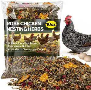 Sukh 10oz Chicken Nesting Herbs - Poultry Herb Blend and Hemp Bedding Sukh 10oz Chicken Nesting Herbs - Poultry Herb Blend and Hemp Bedding