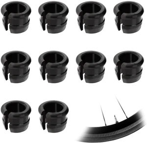 Wheels Manufacturing Presta Valve Saver 10 Pack, Presta Rim Adapters, Bike Valve Stem Grommets, Presta Valve Adaptor Wheels Manufacturing Presta Valve Saver 10 Pack, Presta Rim Adapters, Bike Valve Stem Grommets, Presta Valve Adaptor