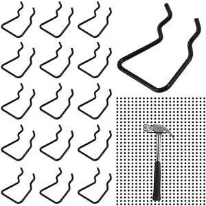 Waziaqoc 16-Piece Pegboard Plier Holders, Black Waziaqoc 16-Piece Pegboard Plier Holders, Black