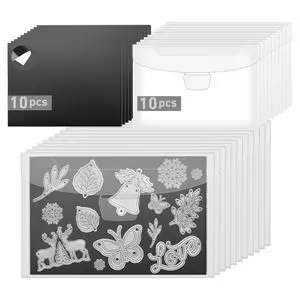 Magnetic Sheets for Dies Storage, 20 Pcs (10 Magnetic Sheets + 10 Bags) Magnetic Sheets for Dies Storage, 20 Pcs (10 Magnetic Sheets + 10 Bags)