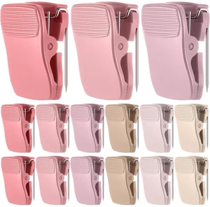 Chiisong Cubicle Clips for Fabric Walls, 15Pcs, Pink Chiisong Cubicle Clips for Fabric Walls, 15Pcs, Pink