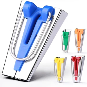 Upgraded 5 Sizes Bias Tape Maker for Sewing and Quilting, Quilt Binding Tool Upgraded 5 Sizes Bias Tape Maker for Sewing and Quilting, Quilt Binding Tool