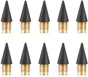 Everlasting 10Pcs Metal Graphite Nib Replaceable Pencil Refill Reusable Everlasting 10Pcs Metal Graphite Nib Replaceable Pencil Refill Reusable