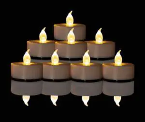 Nancia LED Tea Lights Battery Operated Flameless Candles 12-Pack Warm White Nancia LED Tea Lights Battery Operated Flameless Candles 12-Pack Warm White