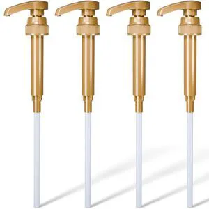 Alpenkok 4Pcs Coffee Syrup Pump, Compatible with Skinny, Torani, Davinci Alpenkok 4Pcs Coffee Syrup Pump, Compatible with Skinny, Torani, Davinci