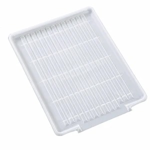 Large Clear Plastic Dish Drying Drain Board, Kitchen Sink Dish Drainer Tray for Countertop, Plates, Utensils, and Kitchen Organization Large Clear Plastic Dish Drying Drain Board, Kitchen Sink Dish Drainer Tray for Countertop, Plates, Utensils, and Kitchen Organization