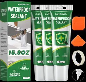 9Fl Oz Silicone Caulk (3 Pack 5.3Fl Oz) Squeeze Tube Waterproof 9Fl Oz Silicone Caulk (3 Pack 5.3Fl Oz) Squeeze Tube Waterproof