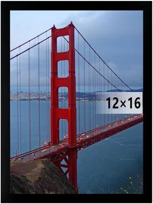 BESCRCL 12x16 Wall Hanging Picture Frame, Black, 1 Pack BESCRCL 12x16 Wall Hanging Picture Frame, Black, 1 Pack