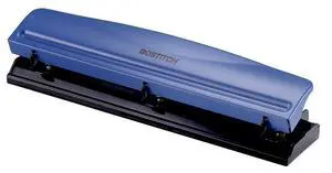 Bostitch Office Premium 3 Hole Punch, 12 Sheet Capacity, Metal, Rubber Base, Easy-Clean Tray, Silver Bostitch Office Premium 3 Hole Punch, 12 Sheet Capacity, Metal, Rubber Base, Easy-Clean Tray, Silver