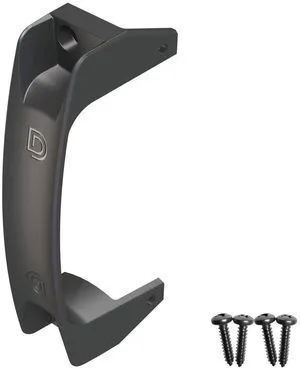 D&D TECHNOLOGIES LL3GH Gate Handle, Reversible for Left or Right Hand, Side-Fixing Legs for Easy Alignment and Added Strength, for Any Square Post D&D TECHNOLOGIES LL3GH Gate Handle, Reversible for Left or Right Hand, Side-Fixing Legs for Easy Alignment and Added Strength, for Any Square Post