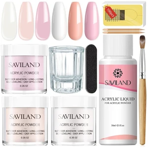 Saviland Acrylic Nail Starter Kit: Clear Pink Nude Saviland Acrylic Nail Starter Kit: Clear Pink Nude