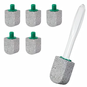 Pumice Stone Toilet Bowl Cleaner for Hard Water Ring and Stains (01) Pumice Stone Toilet Bowl Cleaner for Hard Water Ring and Stains (01)