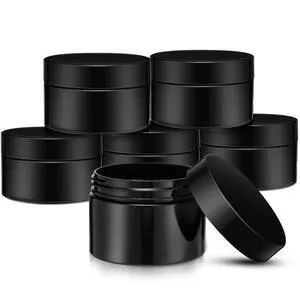 SATINIOR 6 Pack 1 oz Plastic Jars with Lids, Wide-mouth Leakproof Refillable Round Empty Containers for Travel, Cosmetics, Dry Food, Spice, Cookie, Candy, Home Kitchen Or SATINIOR 6 Pack 1 oz Plastic Jars with Lids, Wide-mouth Leakproof Refillable Round Empty Containers for Travel, Cosmetics, Dry Food, Spice, Cookie, Candy, Home Kitchen Or